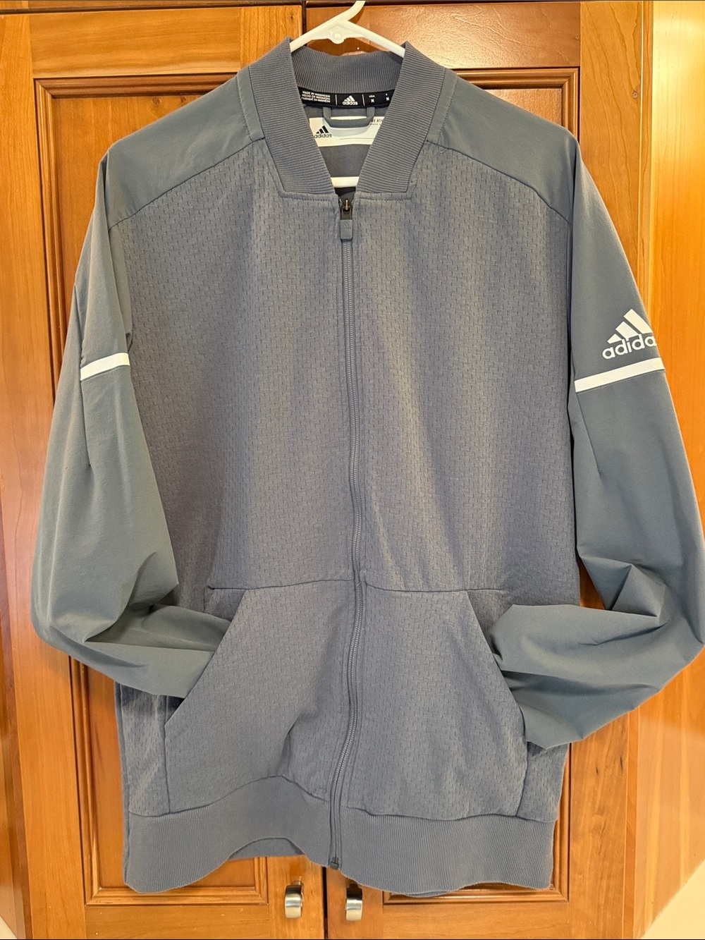 Adidas Full Zip Training Warm Up Jacket Size M